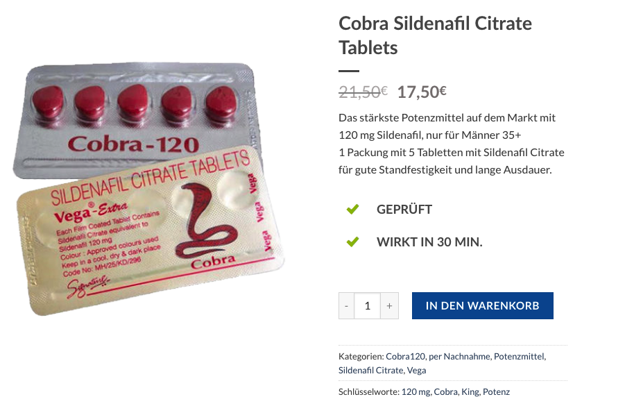 Cobra Sildenafil