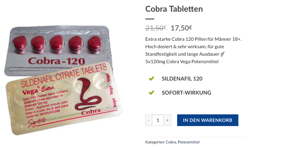 Cobra Tabletten
