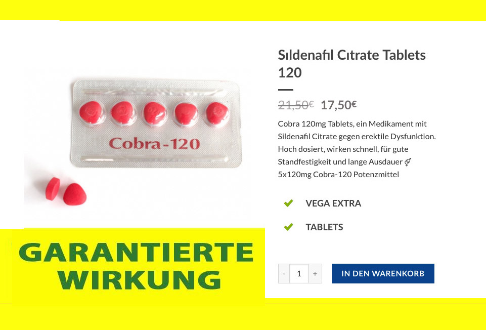 Cobra Sildenafil Tablets