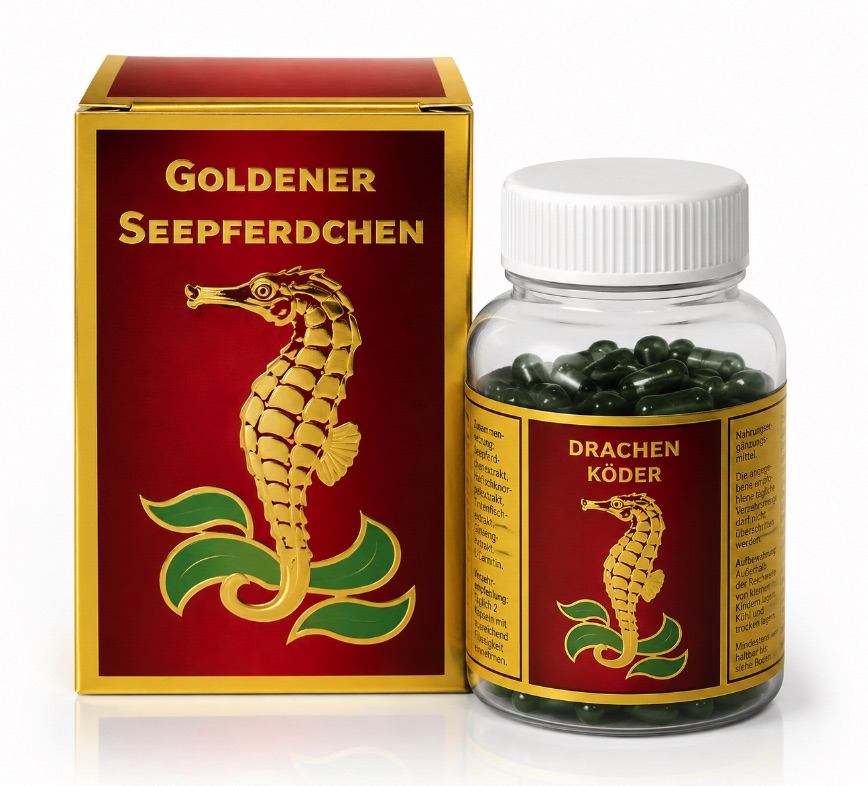 Goldener Seepferdchen